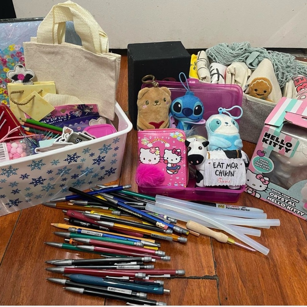 Assorted Stationery and Plush Set